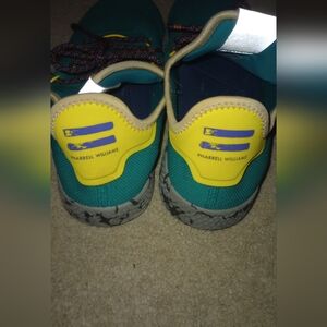 Adidas Pharrell Williams tennis HU teal trainers 11.5